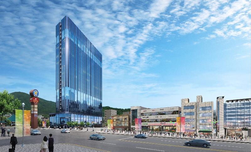 Ramada Encore By Wyndham Busan Haeundae Экстерьер фото